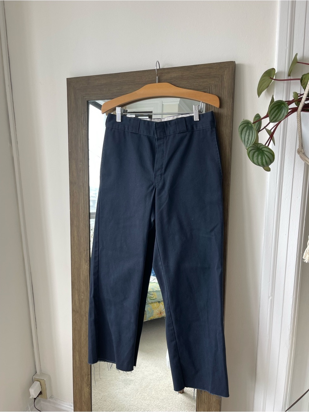 Cropped Navy Blue Dickies Work Pants